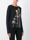 floral intarsia sweater