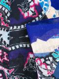 abstract print scarf