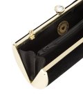 velvet ball clutch 
