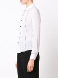 contrast pipping shirt 