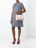 geometric print shift dress