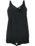 cowl-neck top