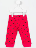 eye print trousers 