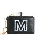 'M' monogram cardholder keyfobs