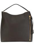 zipped detail tote