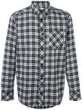 button-down plaid shirt