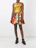 floral print flared dress