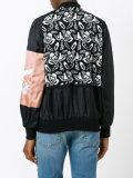 contrast panel bomber jacket 