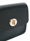 turnlock chain crossbody bag