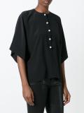 button placket blouse