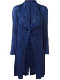 pleated draped ligthweight coat