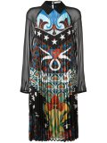 'Fortune' heart nouveaux pleated dress