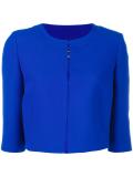 three-quarters sleeve cropped jacket