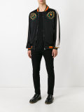 embroidered bomber jacket