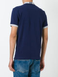 chest print polo shirt