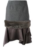 panelled skirt