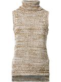 knitted turtleneck top