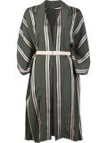 striped kimono