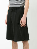 drawstring track shorts