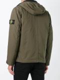 logo patch military jacket 