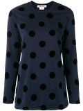 polka dot blouse 