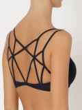 strappy underwire bra