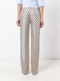 geometric print trousers