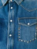 Rockstud denim shirt