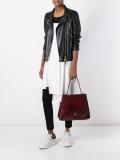 large lock shoulder bag