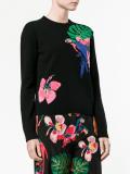 tropical intarsia jumper