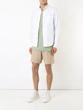woven track shorts