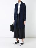ribbed cardi-coat