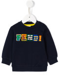 felt logo sweatshirt