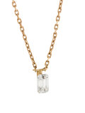 'Eticelle' emerald-cut diamond necklace
