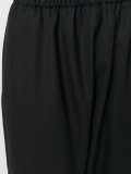 cropped drop-crotch trousers
