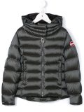 funnel neck padded coat