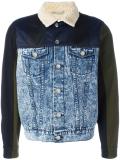 panelled denim jacket