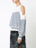 SACAI 1705975 WHT BLUE ??? Artificial->Acetate