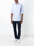 micro-print shirt