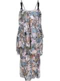 'Wave Tier Slip' dress