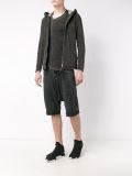 Rinsed-Effect Hooded Sweatshirt