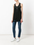 embroidered tank