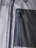 zip fastening hooded jacket