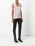 tie front blouse