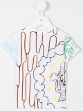Tiger logo print T-shirt