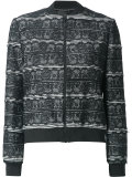 lace bomber jacket