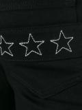star patch slim fit jeans