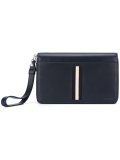 zipped clutch bag