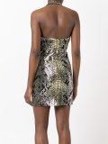 sequined halterneck dress
