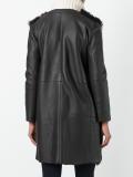 fur panel coat 